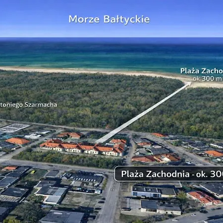 300 M Do Plazy Zachodniej Garaz Balkon Klimatyzacja Kołobrzeg